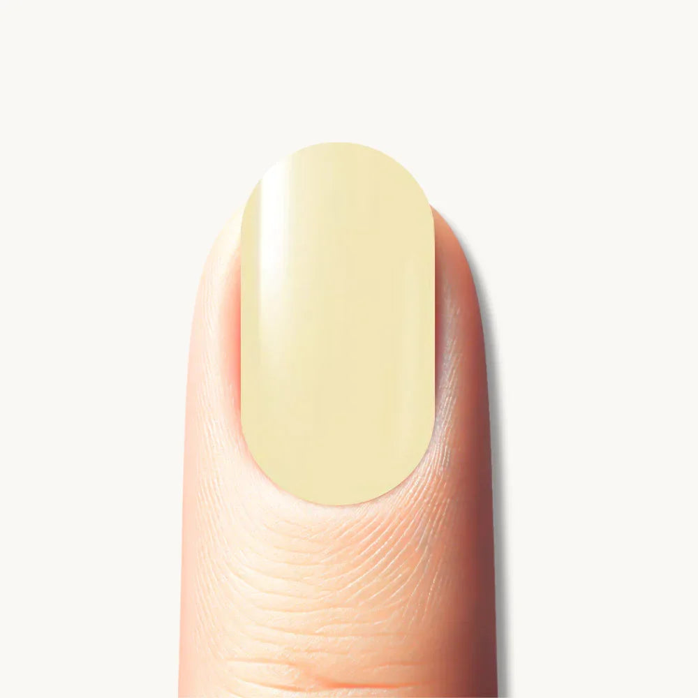 sticker ongle jaune