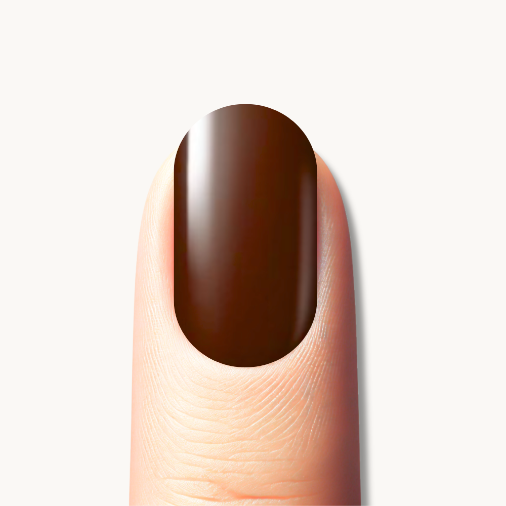 ongle uv marron
