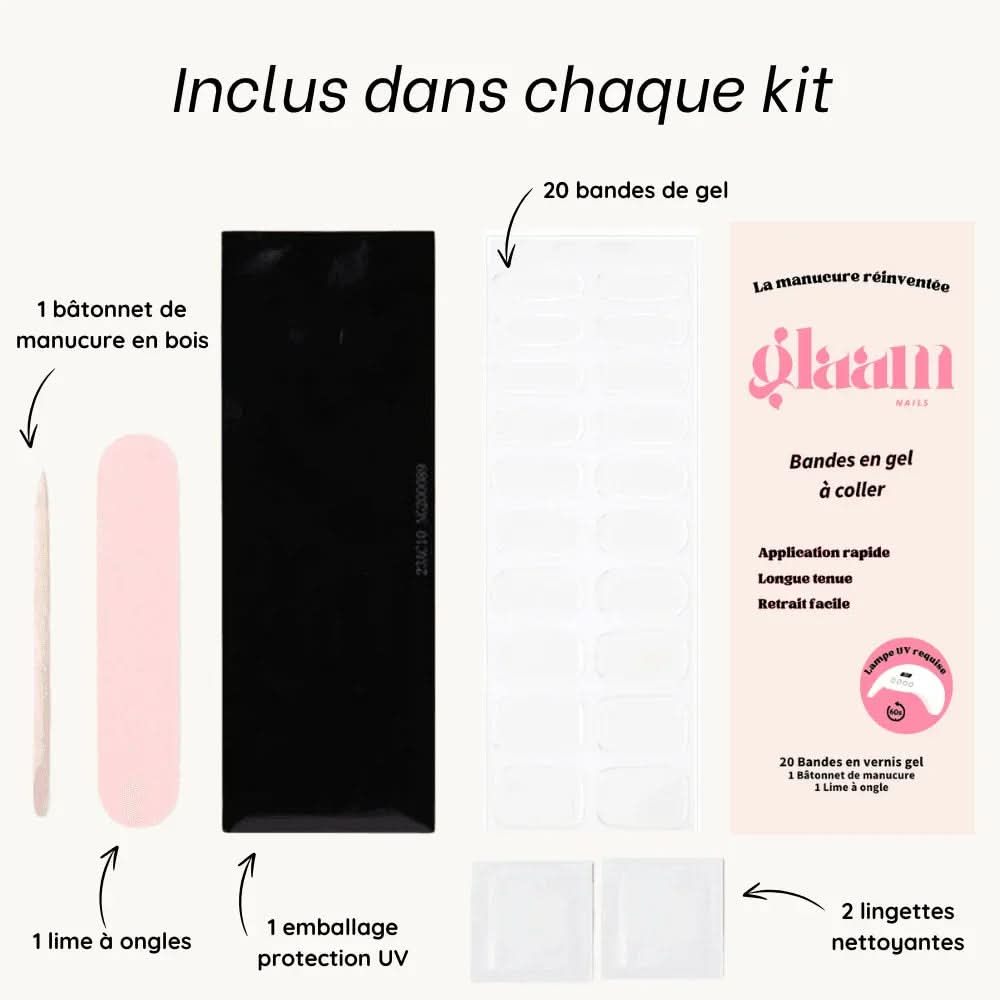 stickers ongles UV transparent