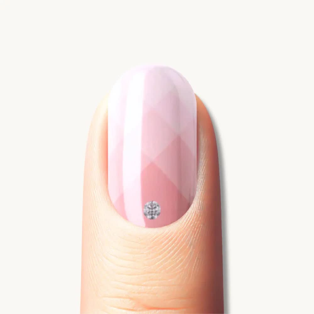 autocollant ongle gel uv french manucure rose