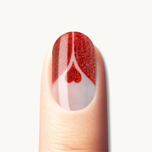 bande de gel uv coeur