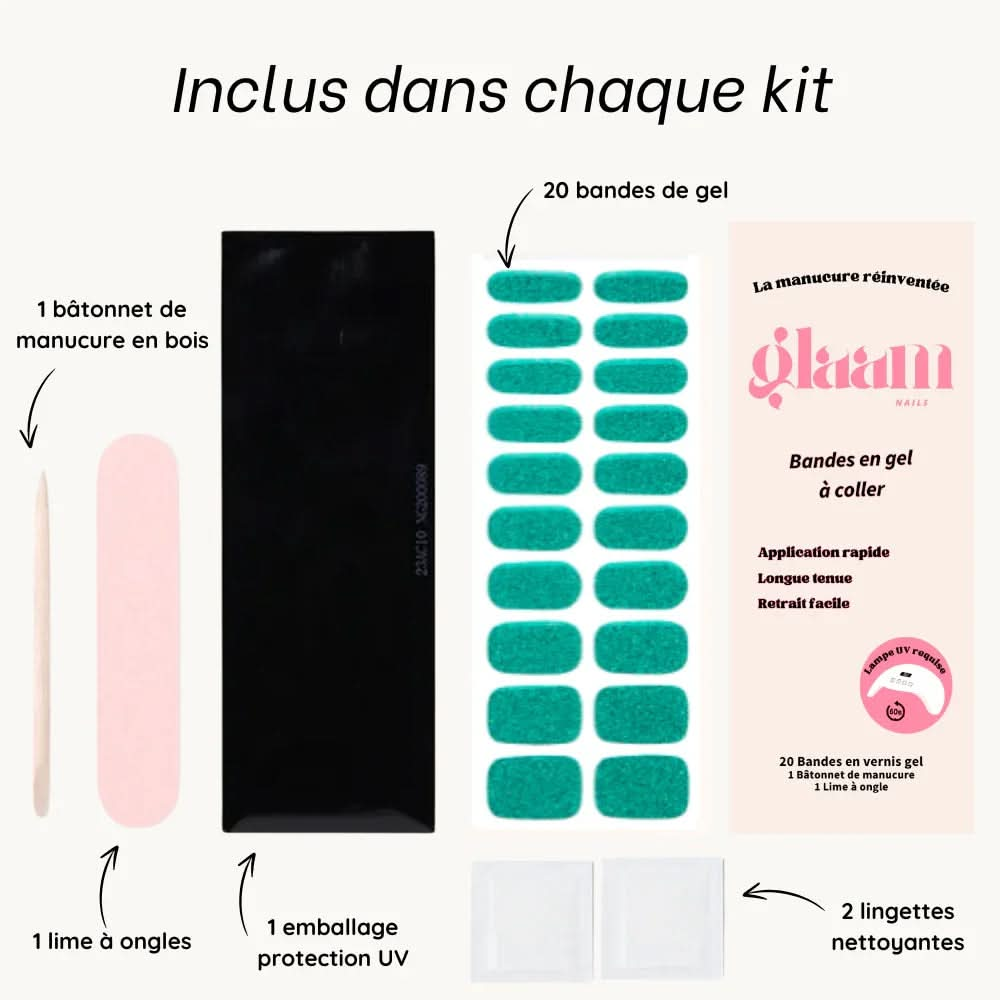 autocollant ongle gel uv