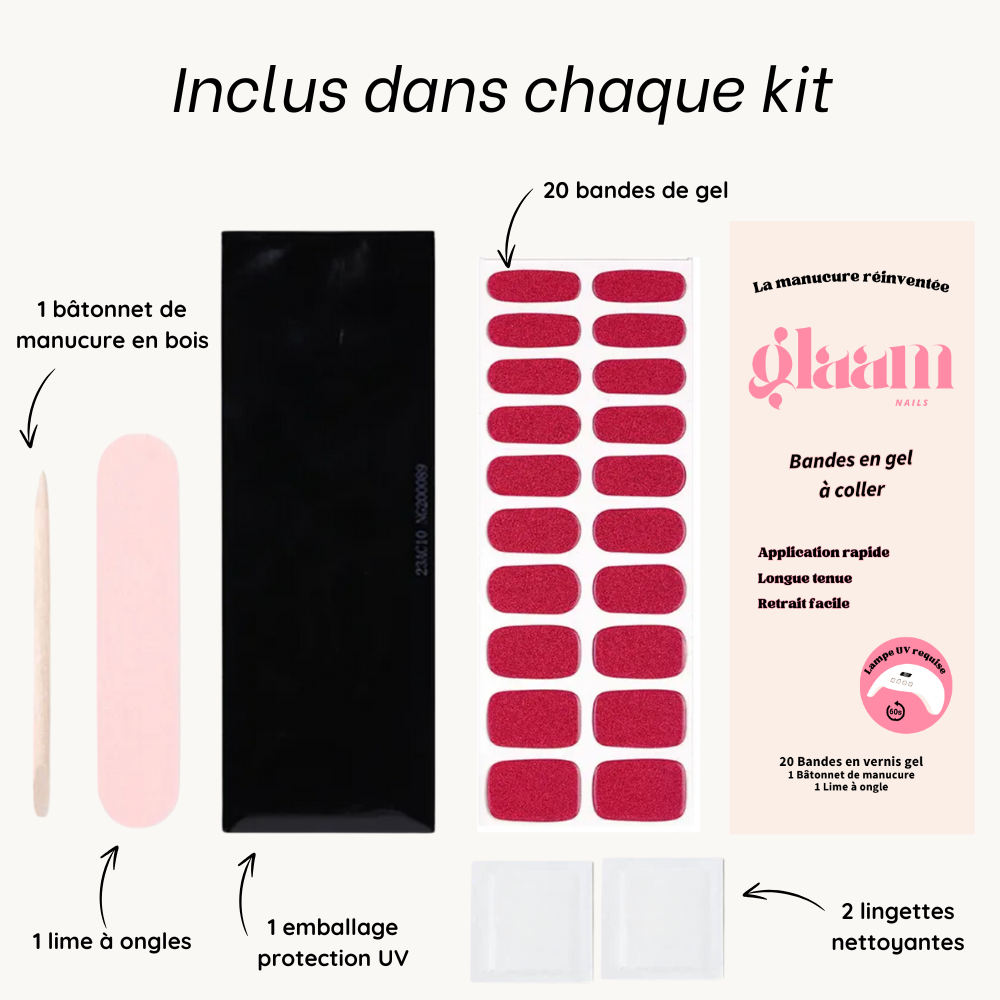 autocollant ongle gel uv