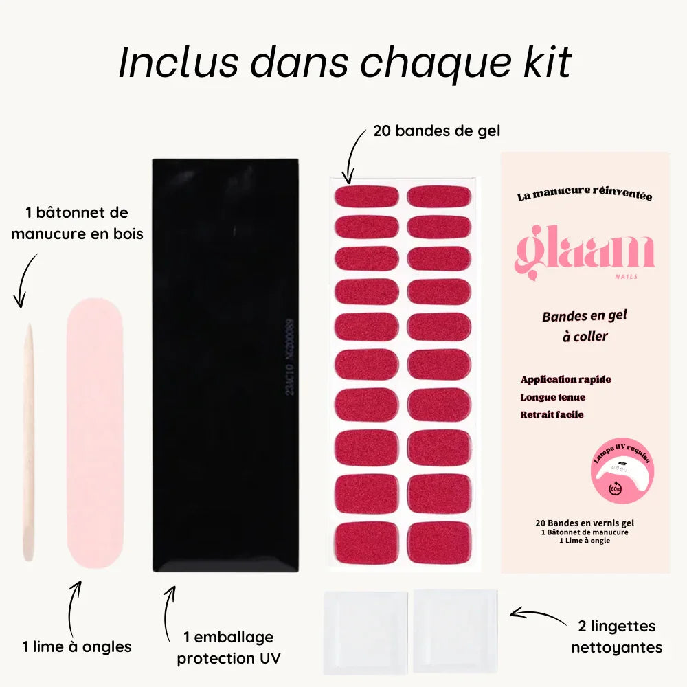 autocollant ongle gel uv