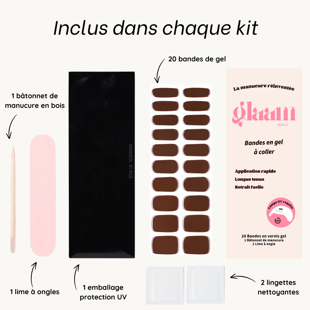 autocollant ongle gel uv