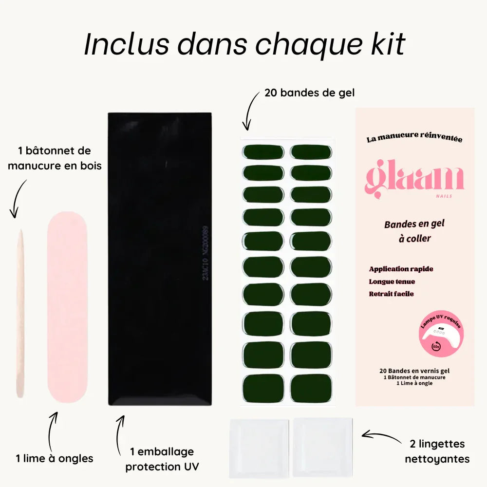 autocollant ongle gel uv