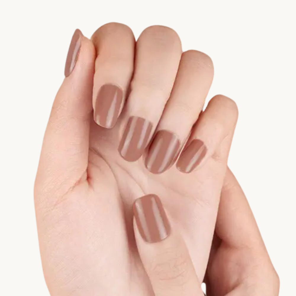 ongle gel taupe