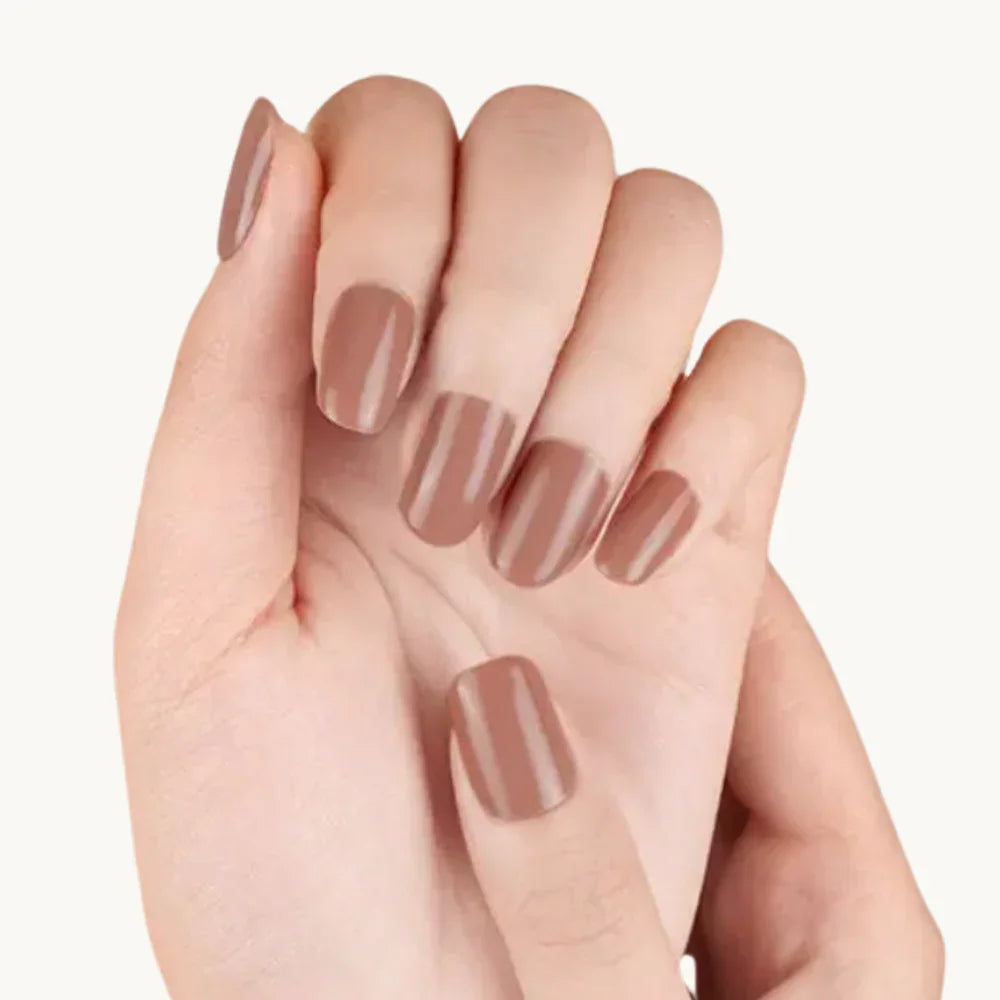 ongle gel taupe