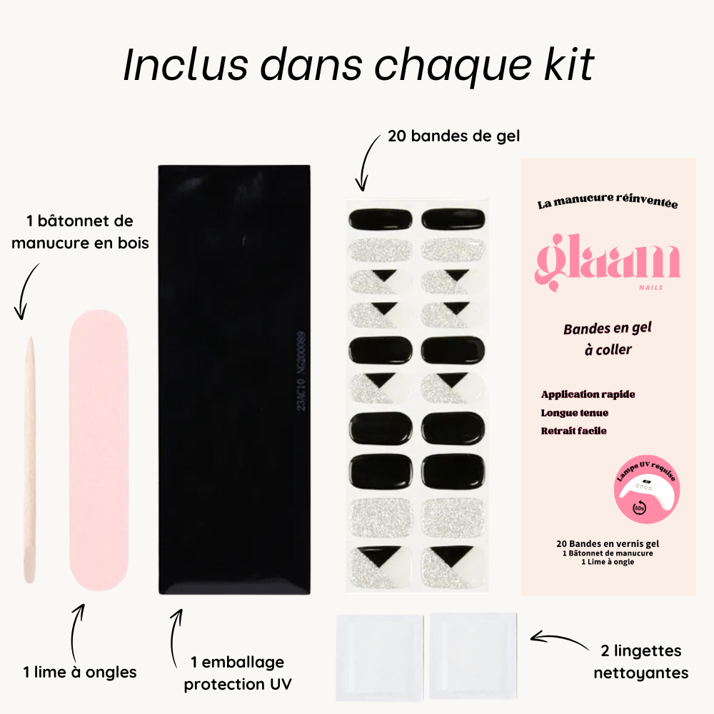 bande gel uv