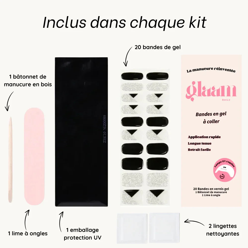 bande gel uv
