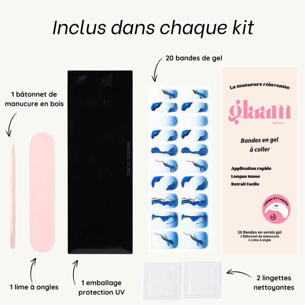 sticker ongle gel