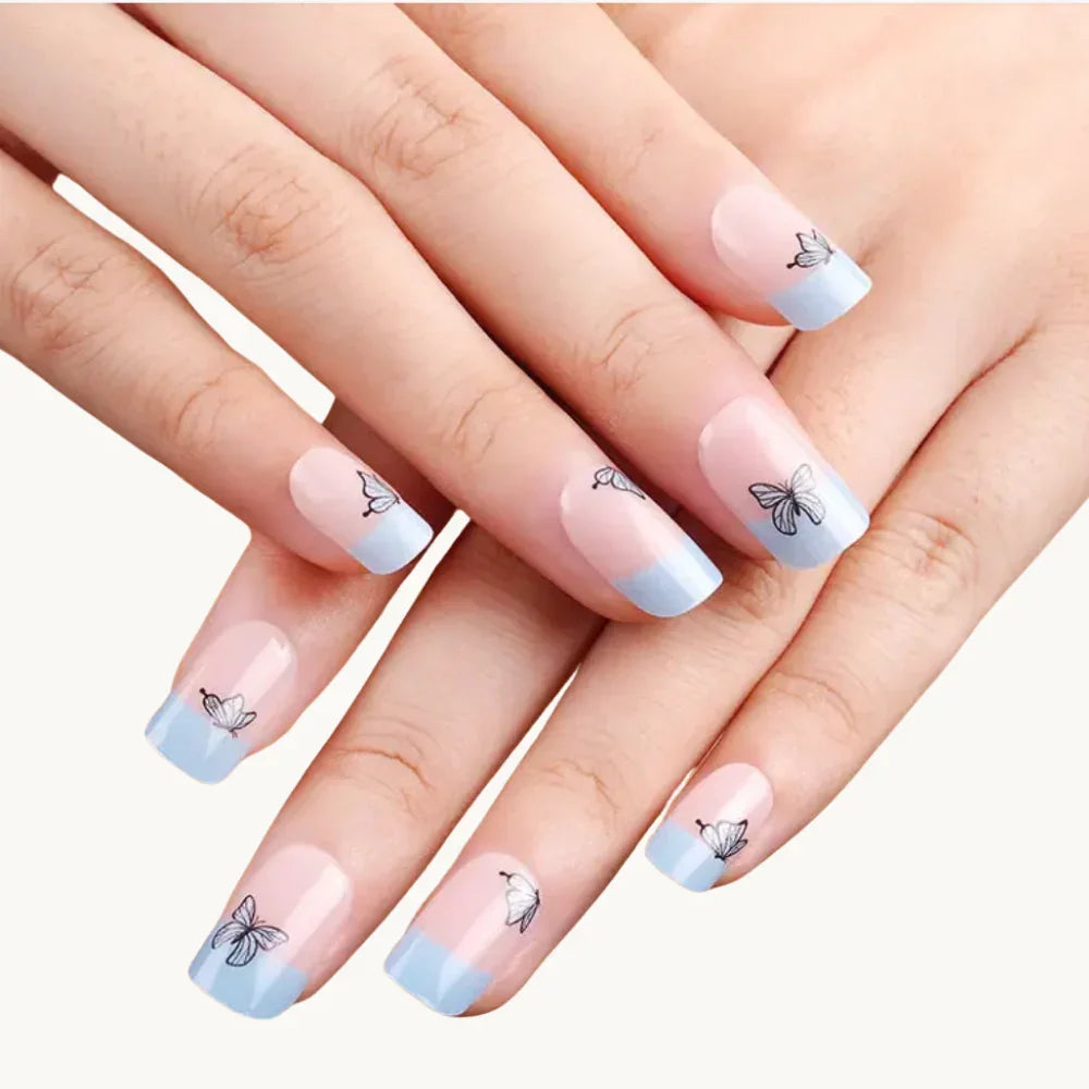 ongles papillon