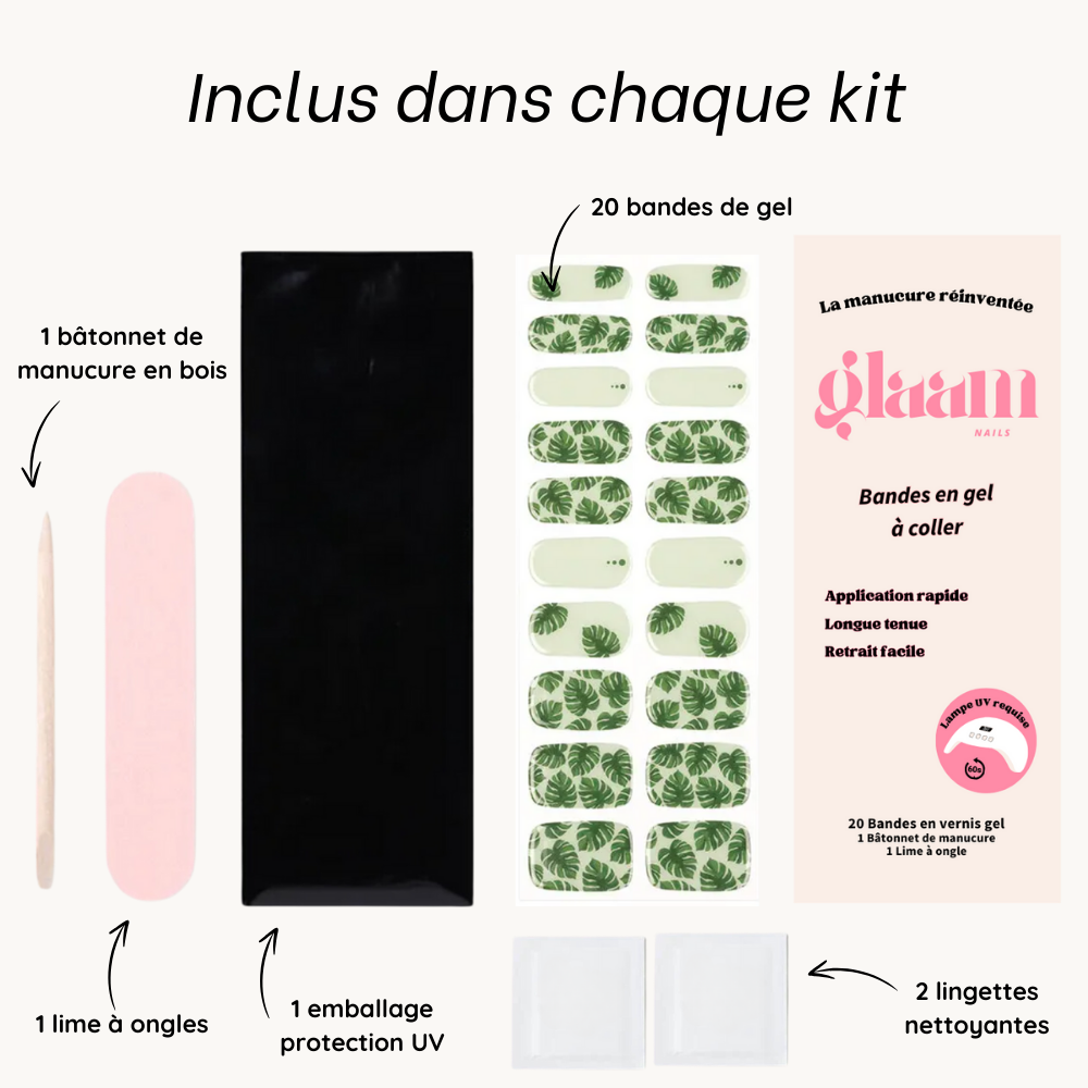 autocollant ongle gel uv