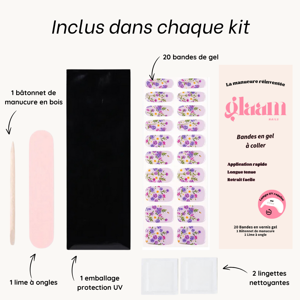 sticker ongle gel