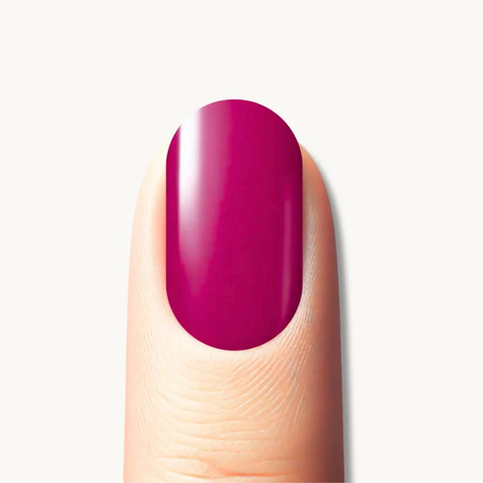 autocollant ongle gel uv rose fuchsia