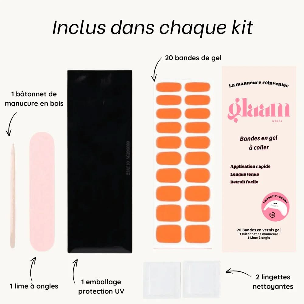 stickers en gel orange