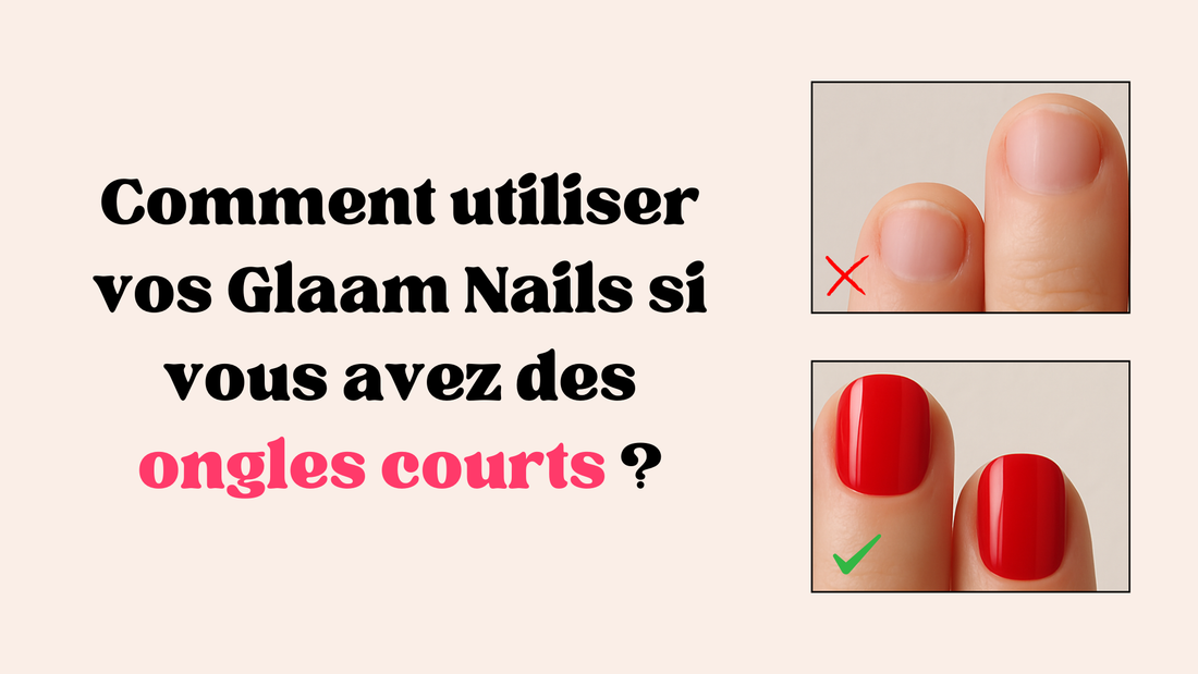 Comment utiliser vos stickers pour ongle en gel si vous avez les ongles courts ?