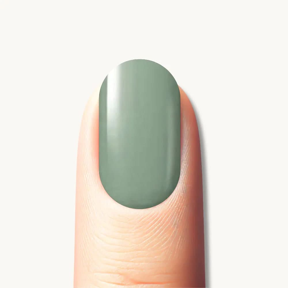 autocollant ongle gel uv vert