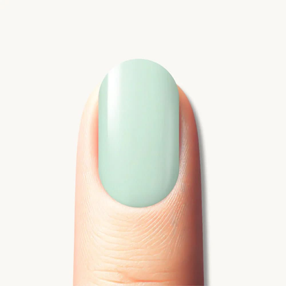 autocollant ongle gel uv vert pastel