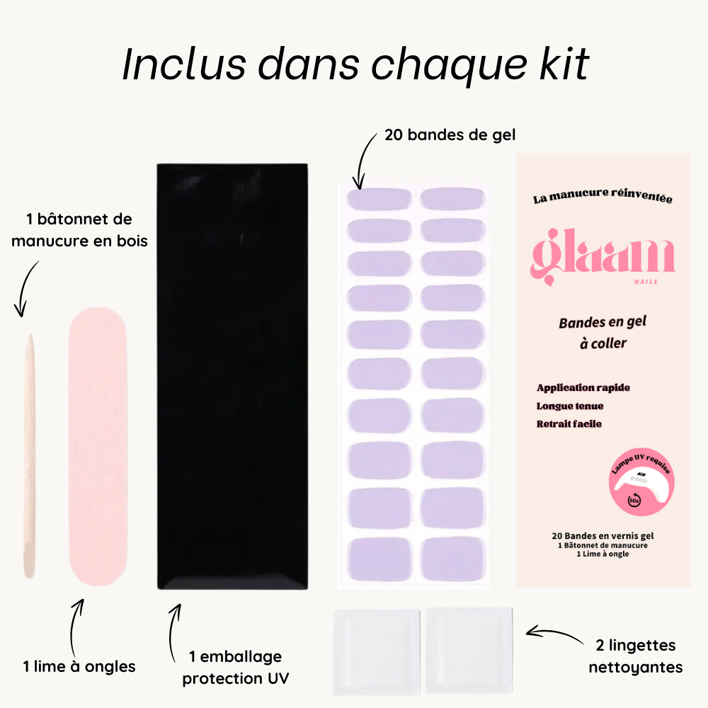 autocollant ongle gel