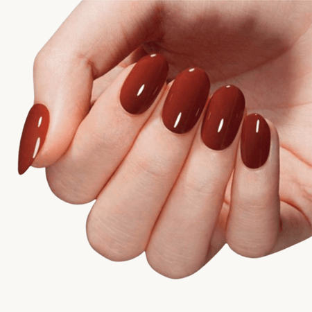 ongles en gel UV marron