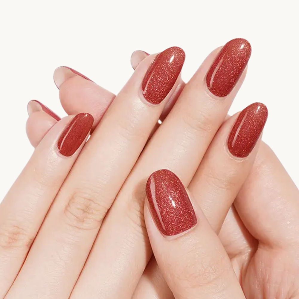 Bandes de gel UV du modèle ANOUK à poser chez soi – Glaam Nails
