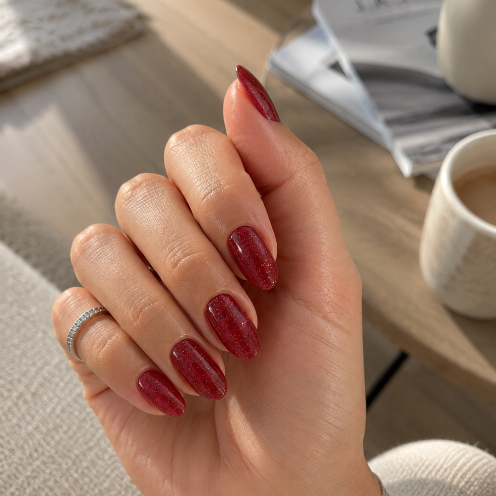 Bandes de gel UV du modèle CLOVER à poser chez soi – Glaam Nails