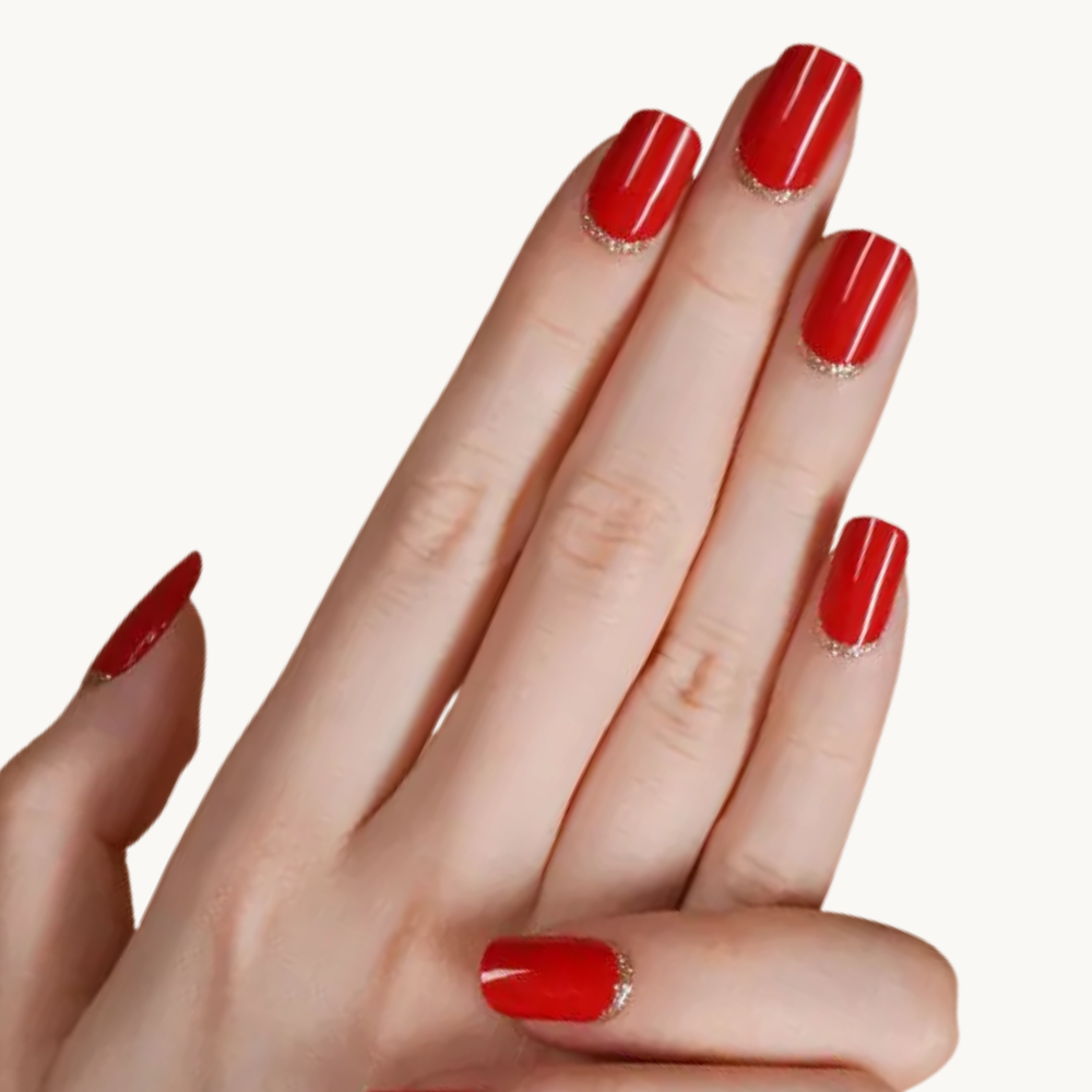 Bandes de gel UV du modèle MARIAH à poser chez soi – Glaam Nails