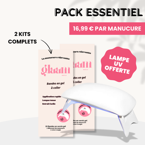 pack autocollants pour ongles en gel uv