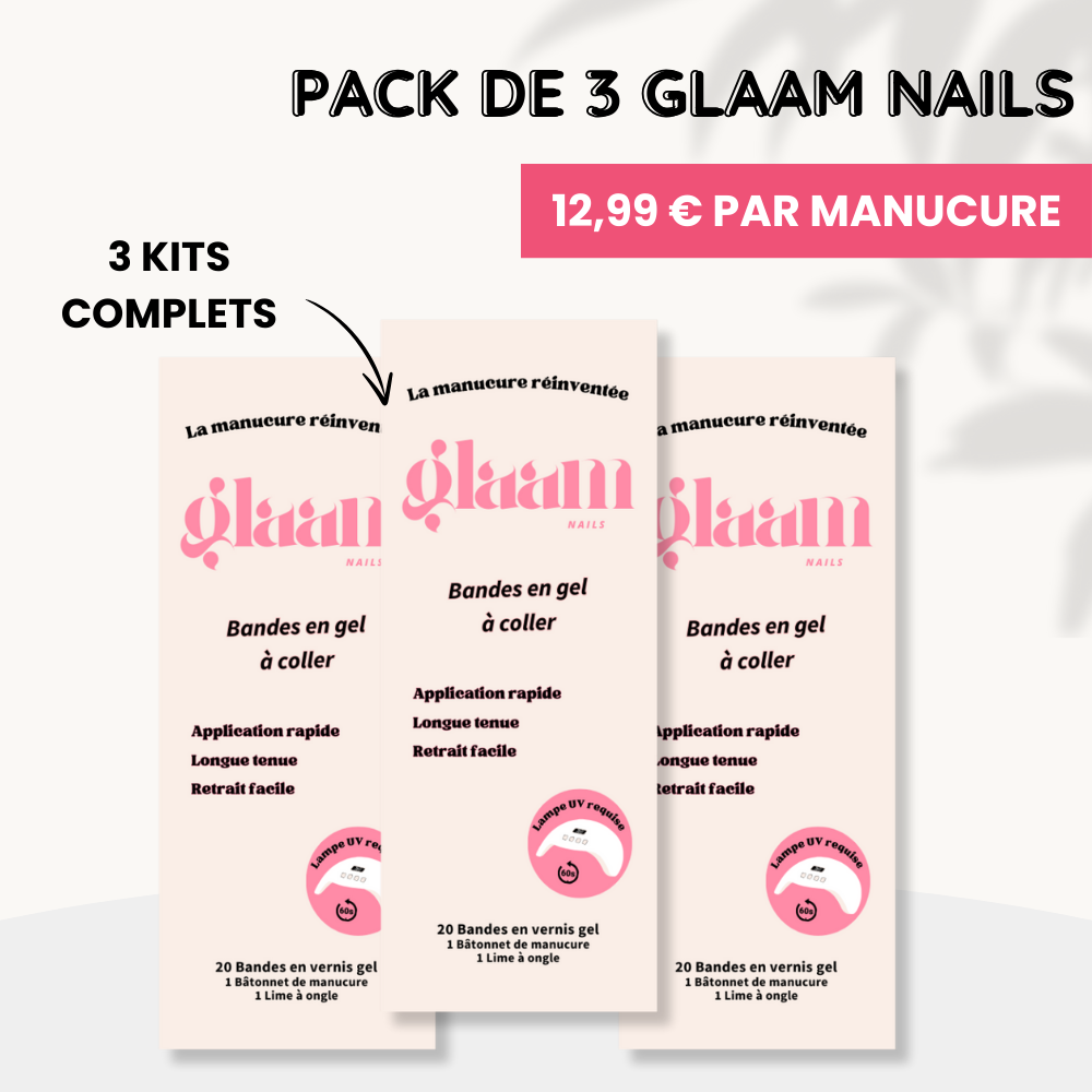 pack recharge autocollant gel ongle