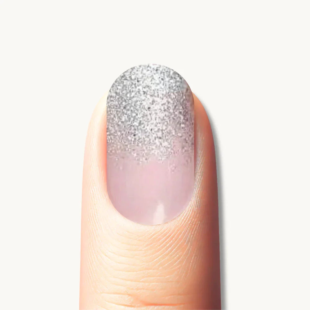 bande gel uv argenté