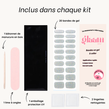 autocollant ongle gel uv