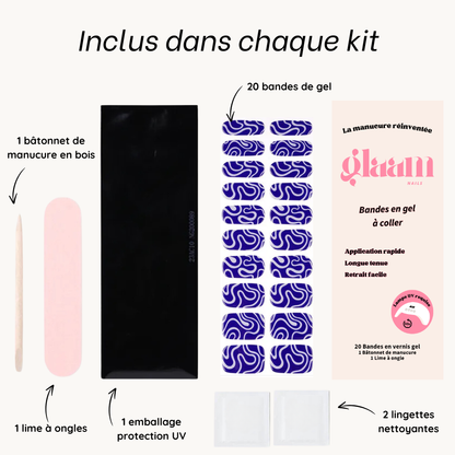 autocollant ongle gel uv