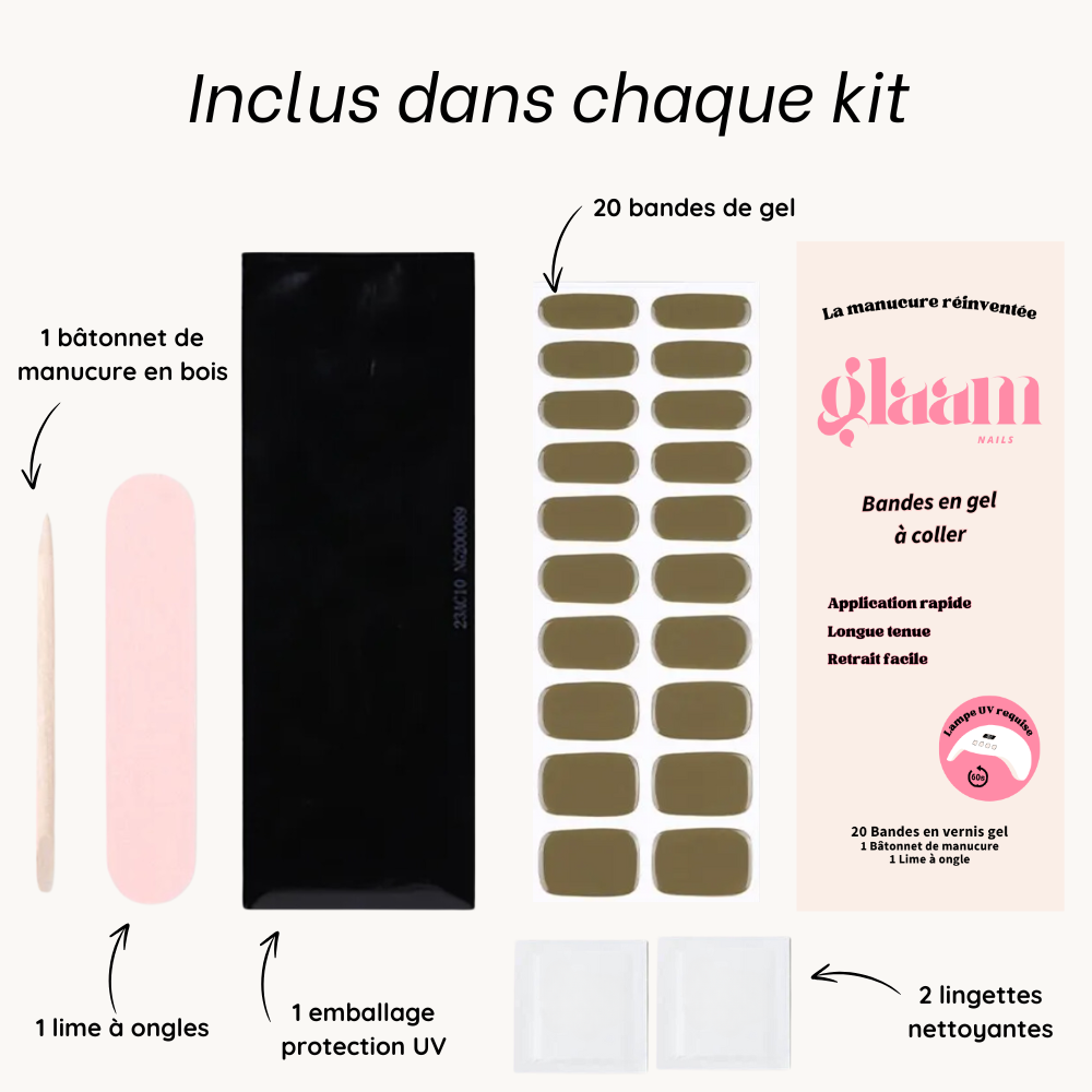 autocollant ongle gel uv