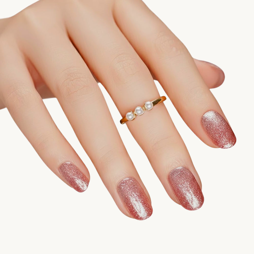 Bandes de gel UV du modèle IVY à poser chez soi – Glaam Nails