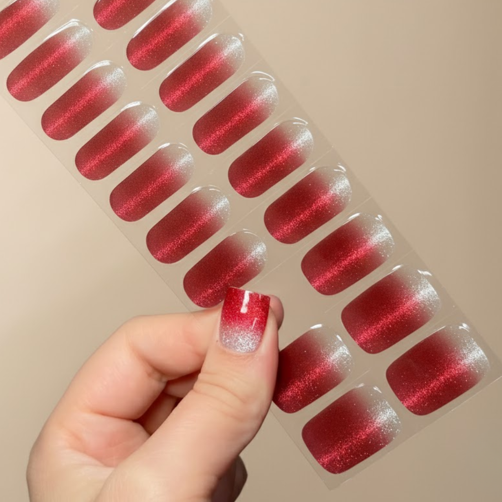 Bandes de gel UV du modèle CARMEN à poser chez soi – Glaam Nails