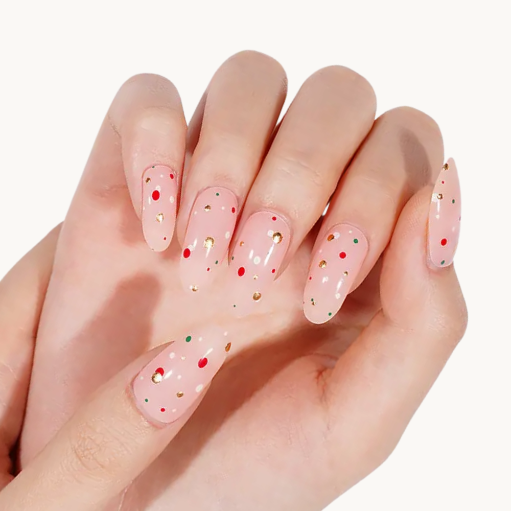 Bandes de gel UV du modèle BELLE à poser chez soi – Glaam Nails