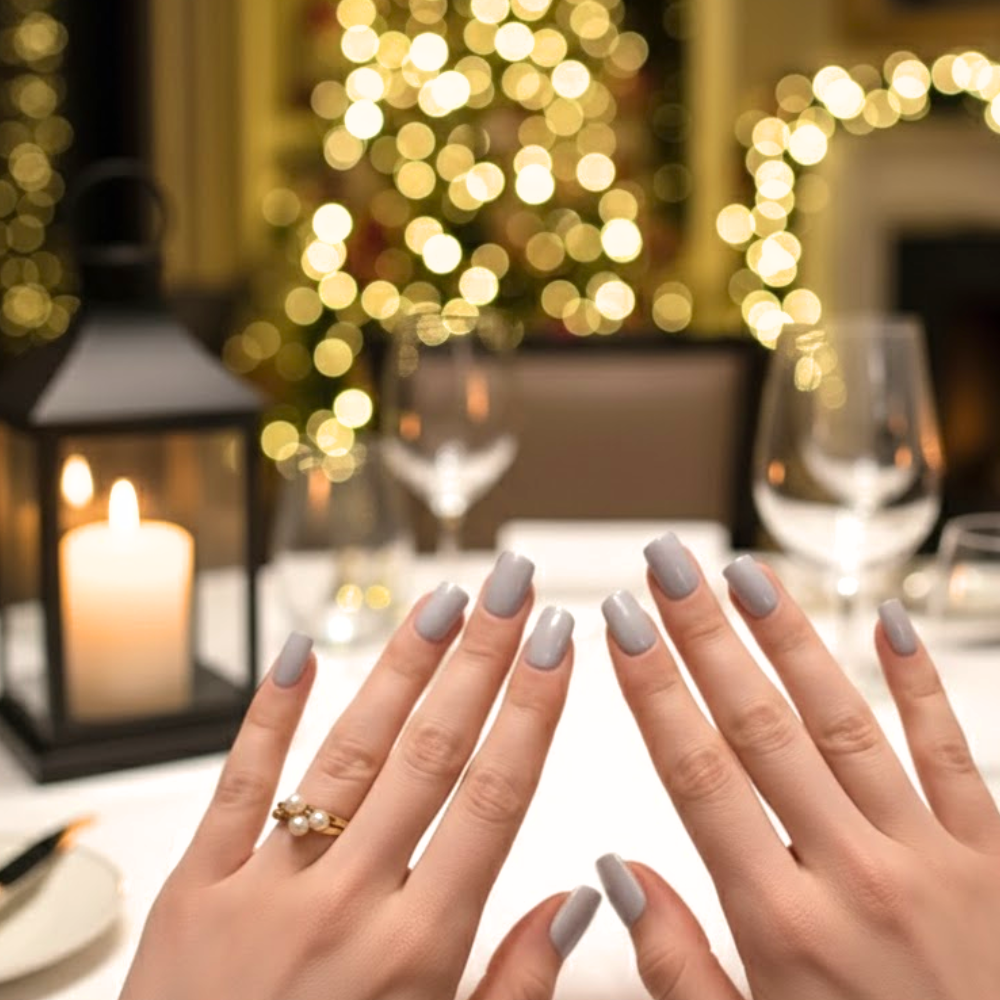 Bandes de gel UV du modèle MORGANE à poser chez soi – Glaam Nails