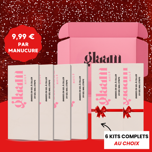 PACK DE 6 GLAAM NAILS