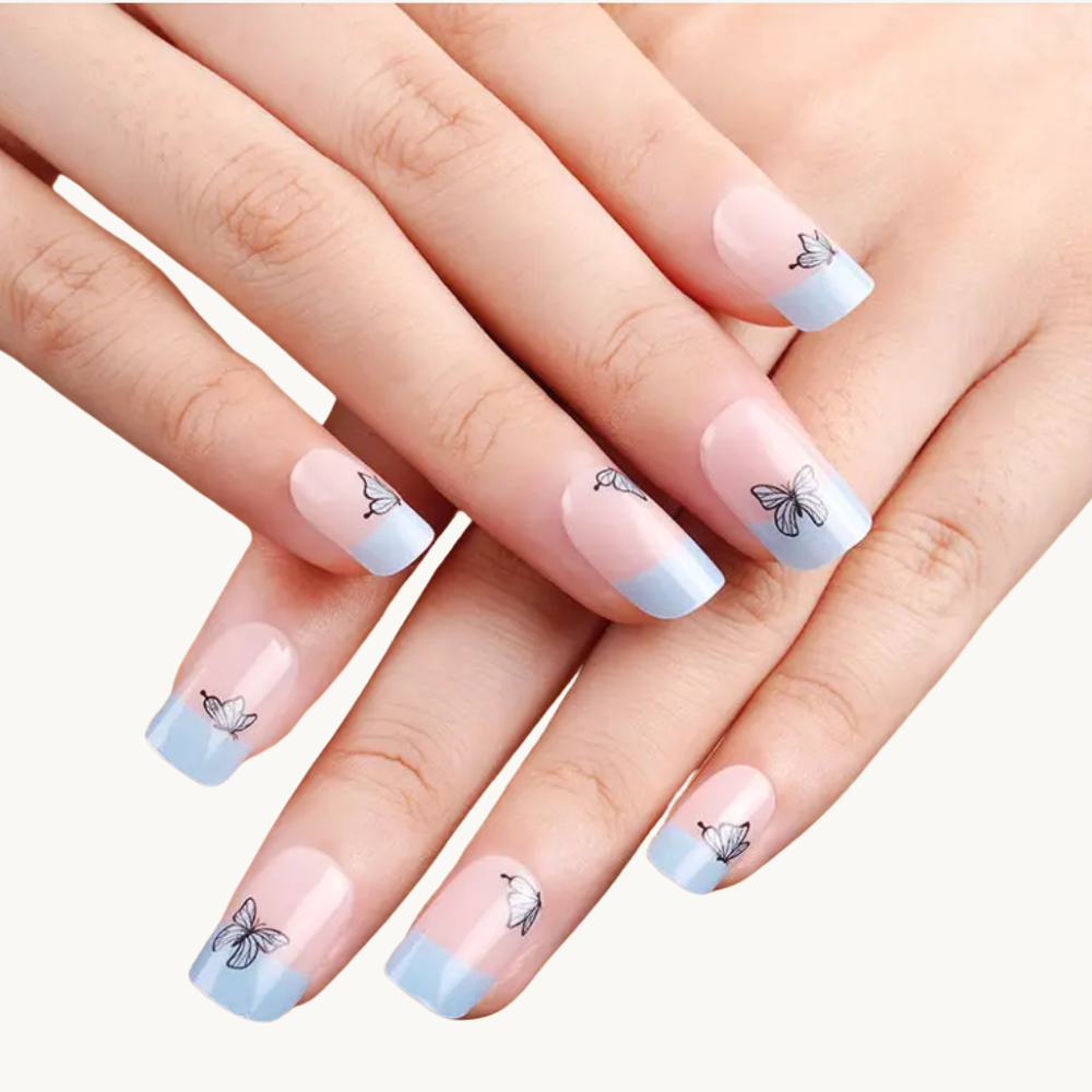 ongles papillon