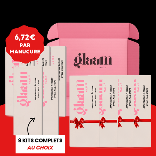 PACK DE 9 GLAAM NAILS