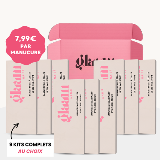 PACK DE 9 GLAAM NAILS
