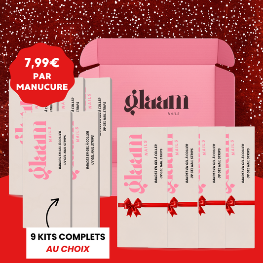 PACK DE 9 GLAAM NAILS