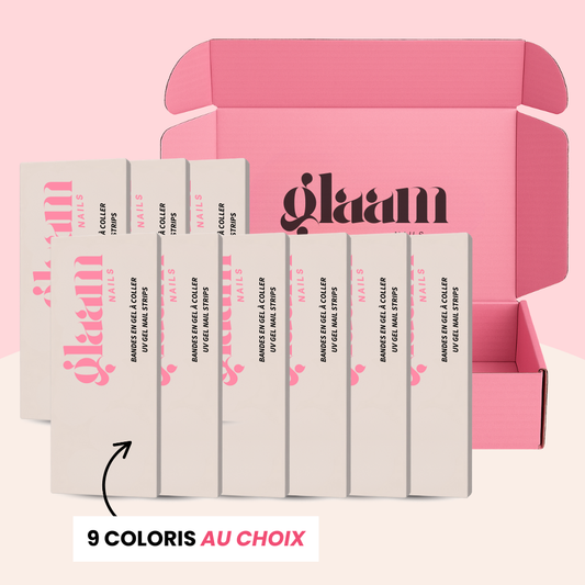 PACK DE 9 GLAAM NAILS