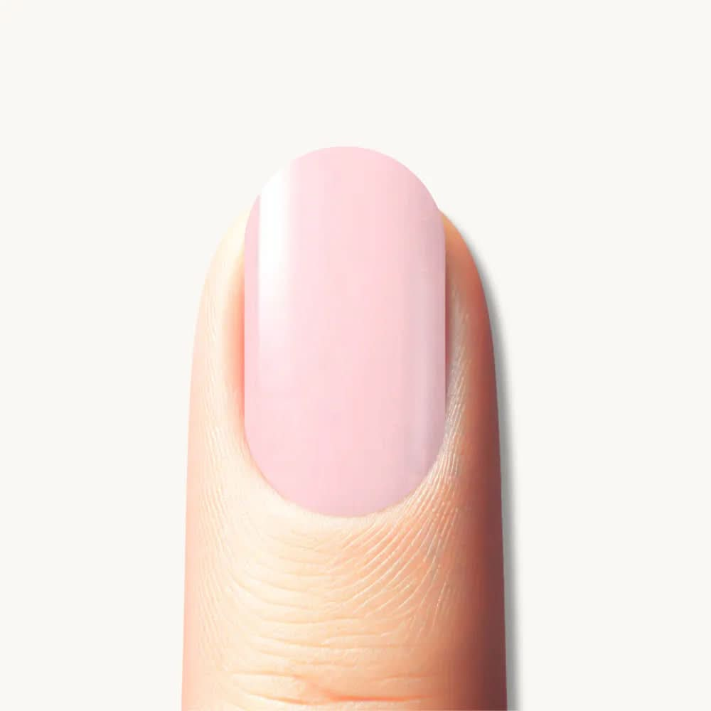 autocollant ongle gel uv rose clair