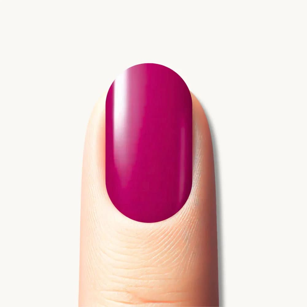 autocollant ongle gel uv rose fuchsia
