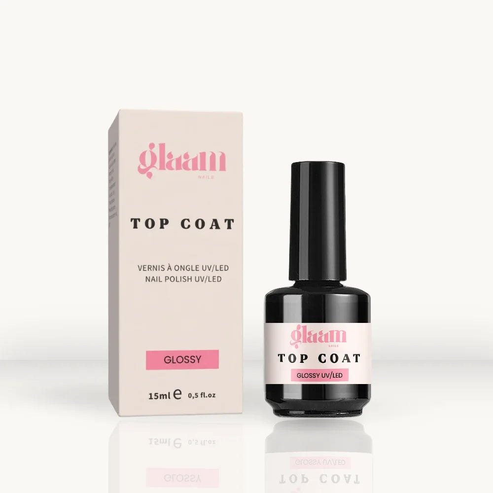 Top coat UV pour manucure gel – Glaam Nails