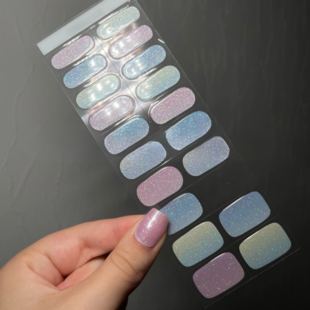 Bandes de gel UV du modèle POPPY à poser chez soi – Glaam Nails