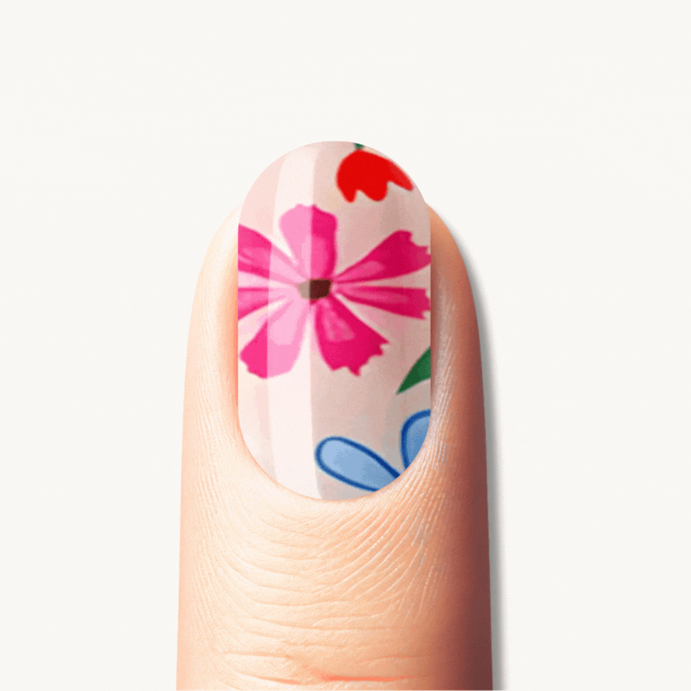 Bandes de gel UV du modèle CAPUCINE à poser chez soi – Glaam Nails