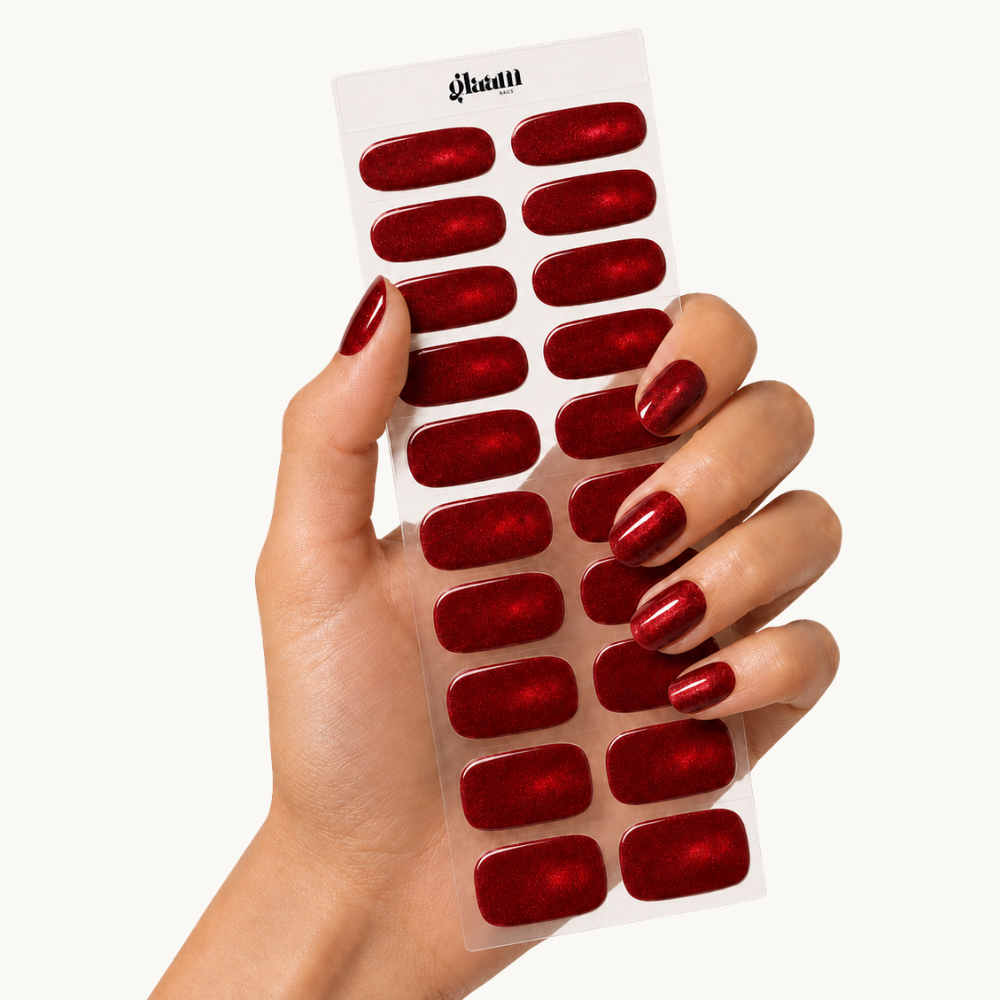 Bandes de gel UV du modèle CLOVER à poser chez soi – Glaam Nails